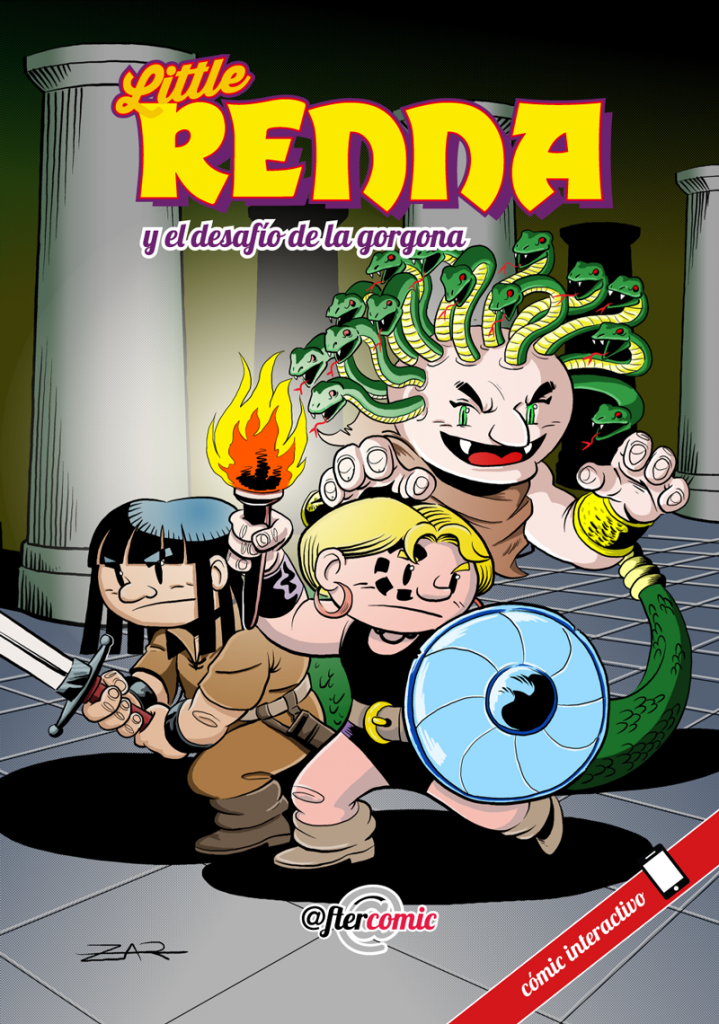 Portada de Little Renna y el desafío de la gorgona