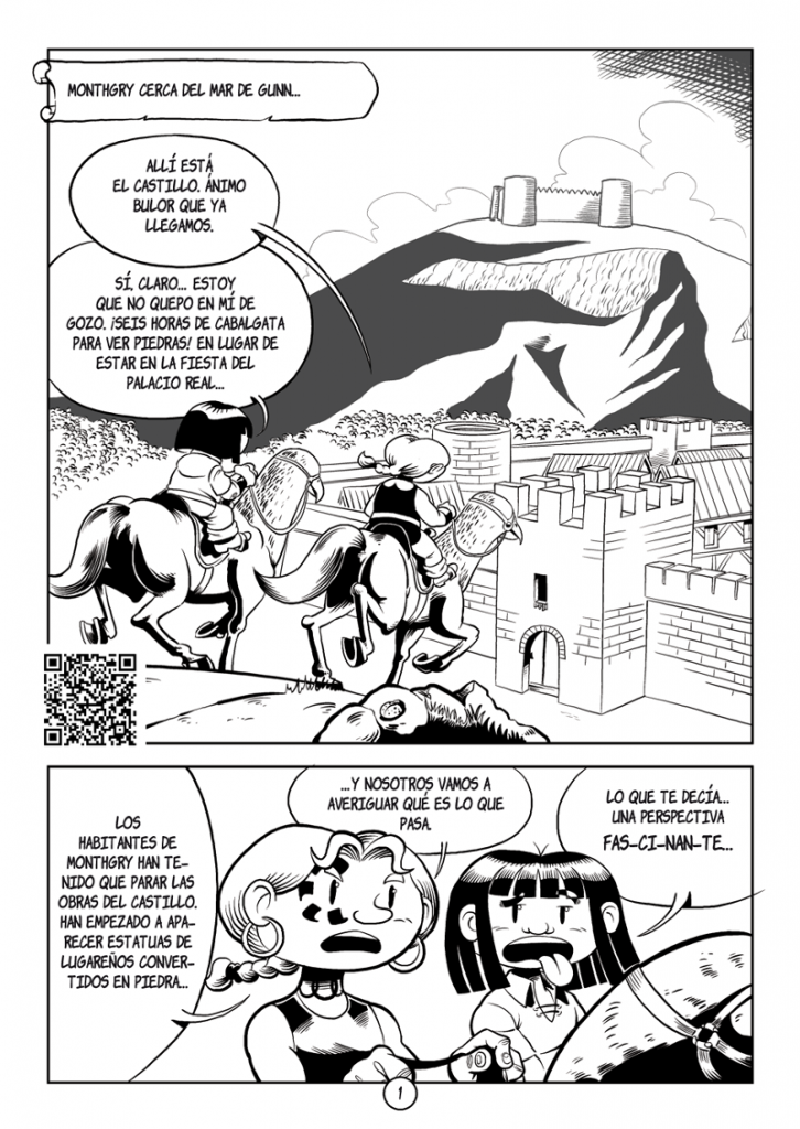 Página 1: Little Renna y el desafío de la gorgona