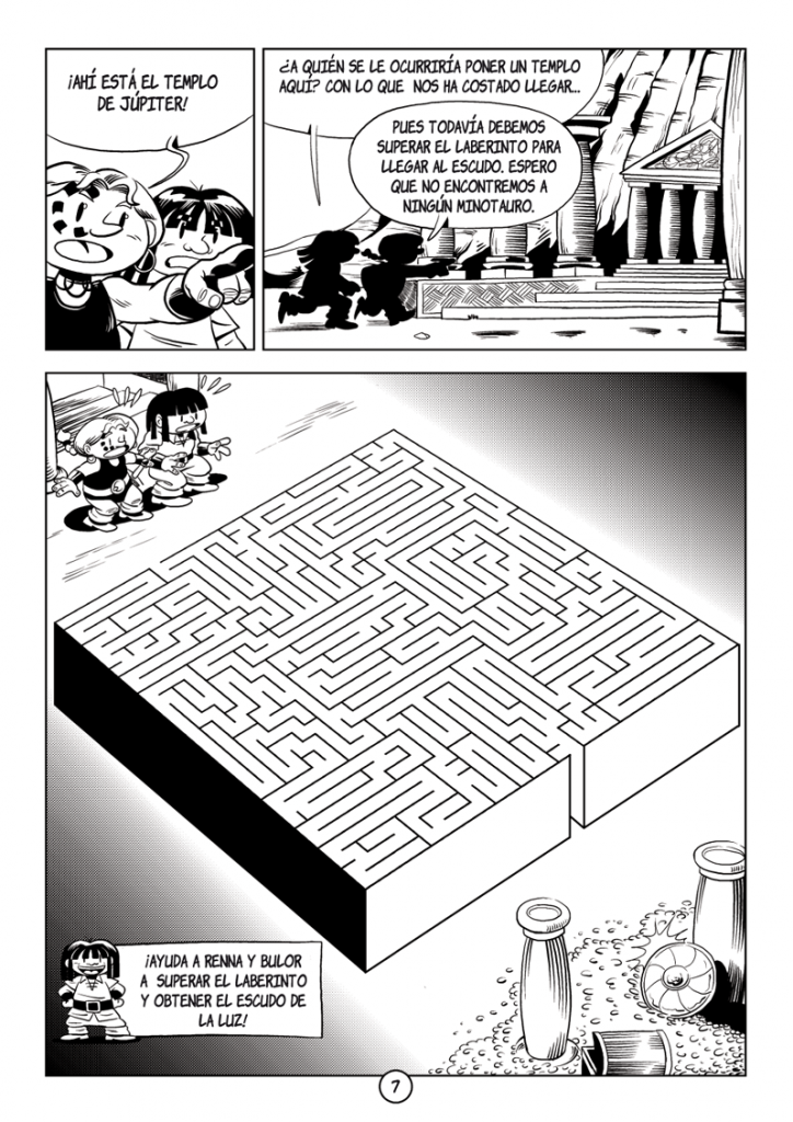 Página 7: Little Renna y el desafío de la gorgona