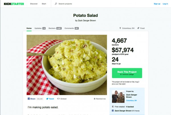 Kickstarter - Potato Salad